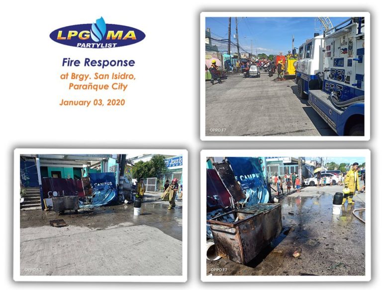 LPGMA Fire Response Team Parañaque City