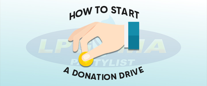 LPGMA on How To Start A Donation Drive